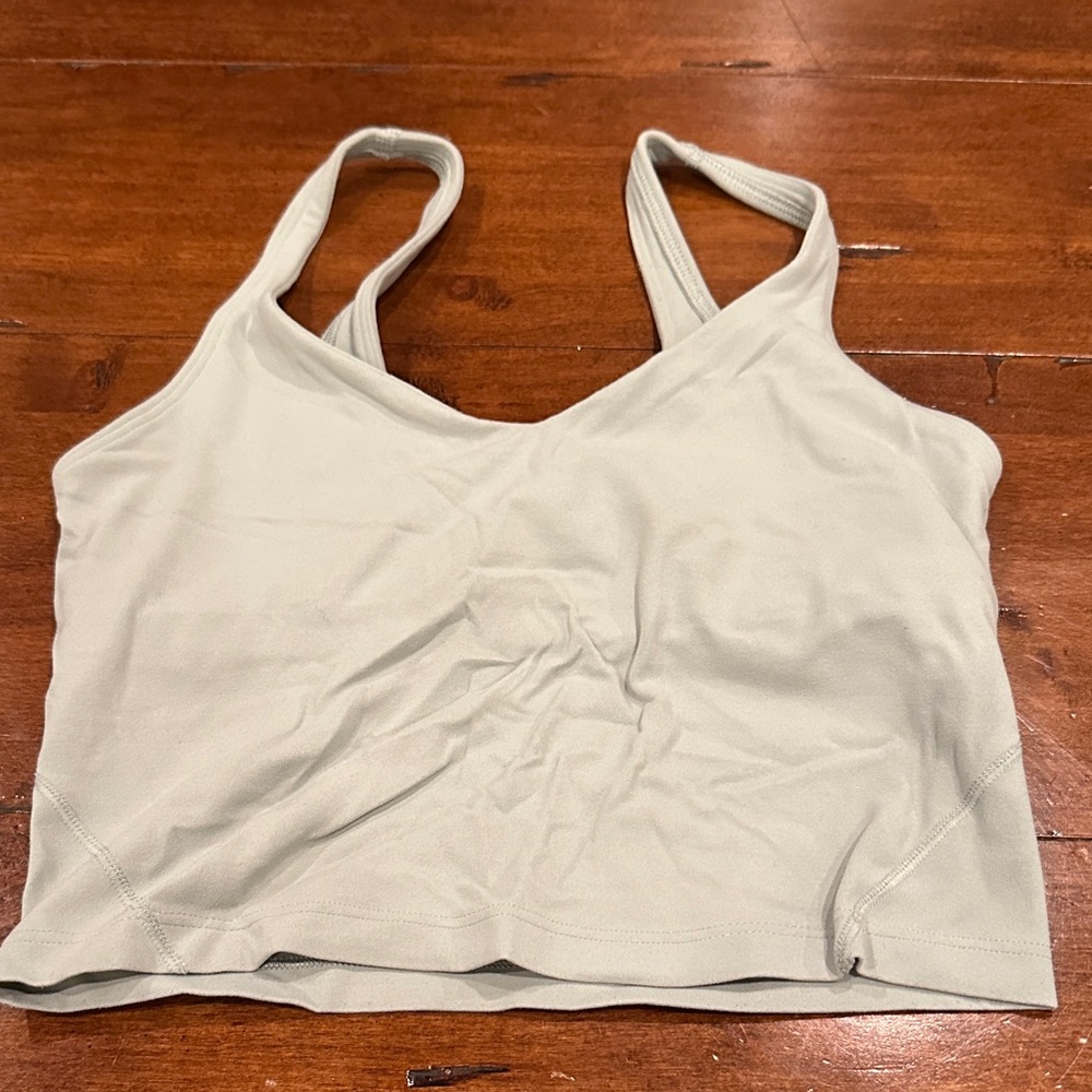 lululemon athletica Light Green Tank Top